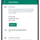 Don’t neglect your chat backups.